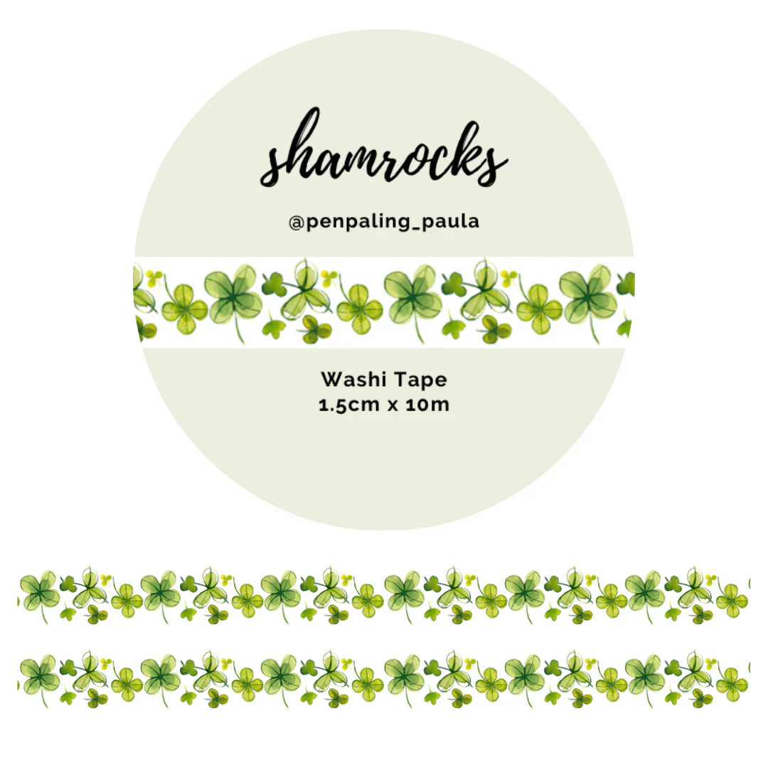 Washiteippi Shamrocks | Penpaling Paula