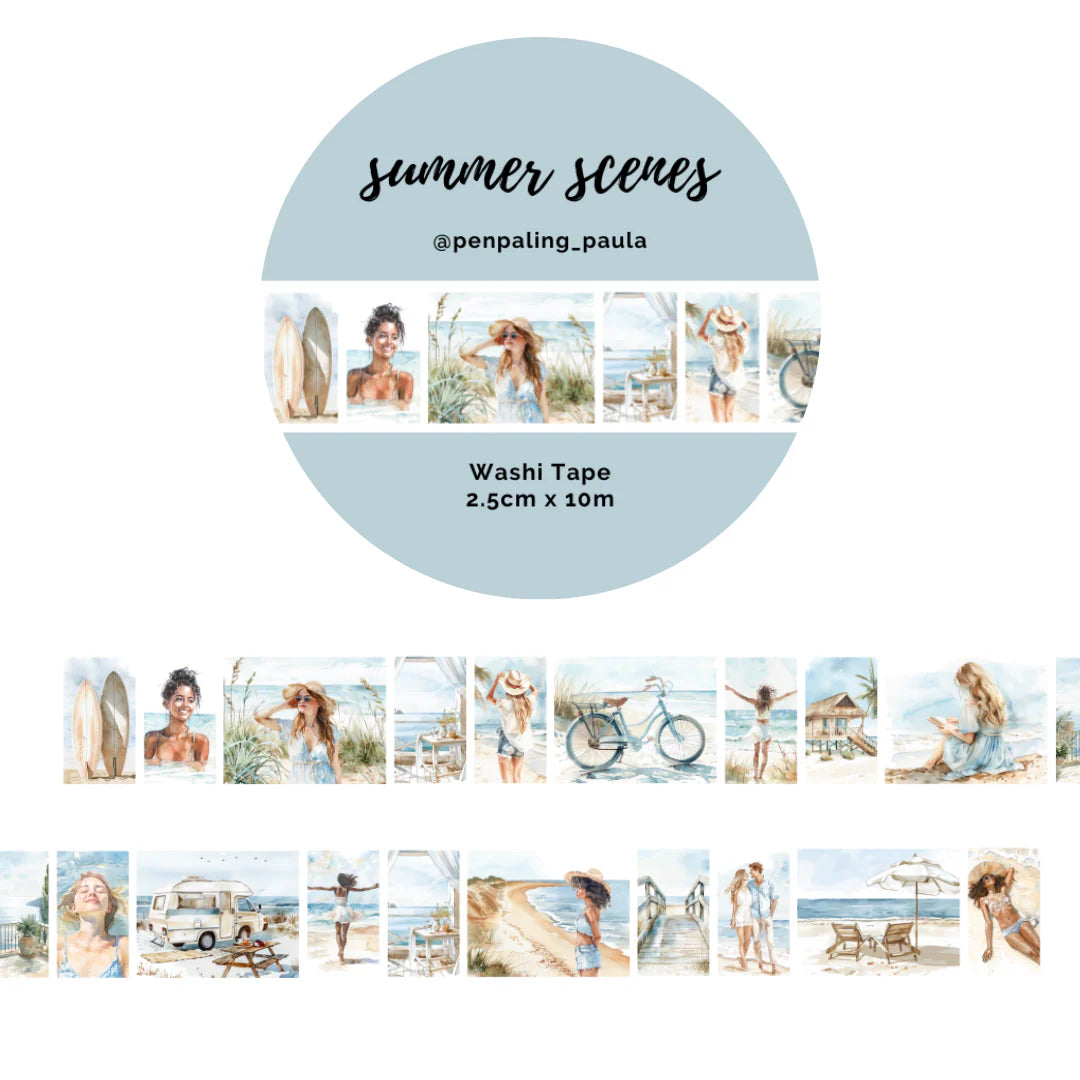 Washiteippi Summer Scenes | Penpaling Paula