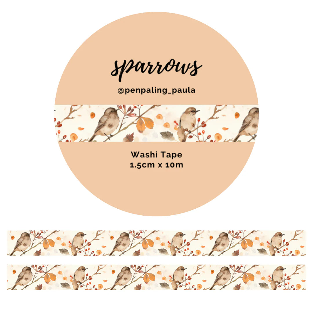 Washiteippi Sparrows | Penpaling Paula