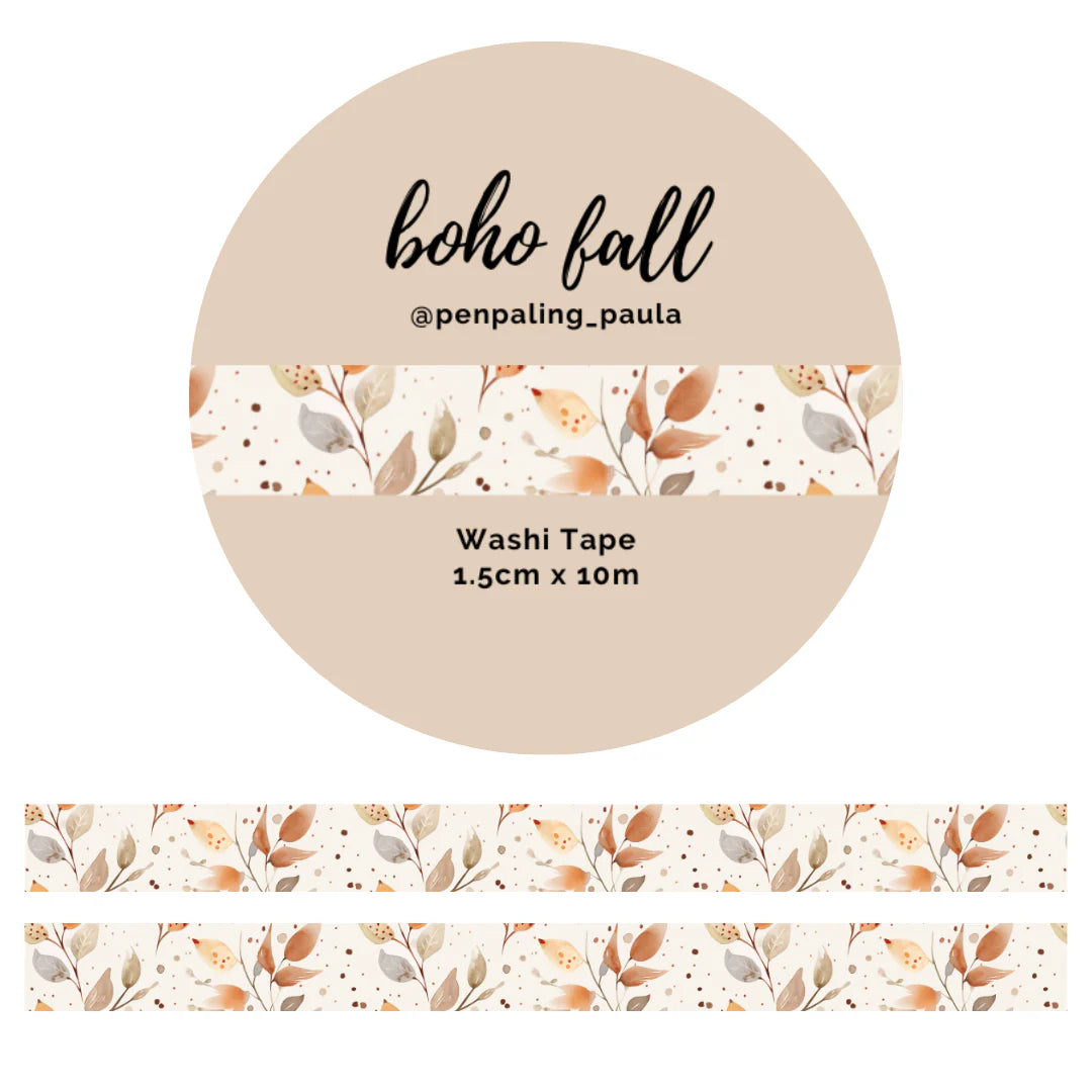 Washiteippi Boho Fall | Penpaling Paula