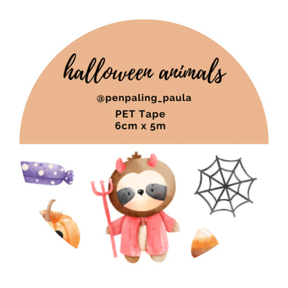 PET-teippi Halloween Animals | Penpaling Paula