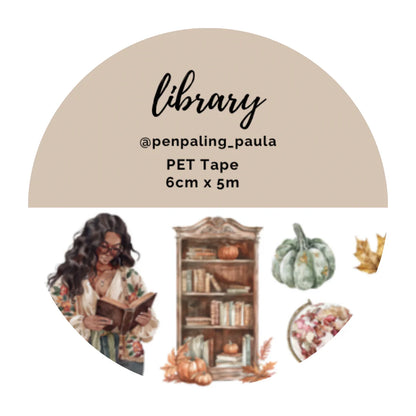 PET-teippi Library Pre Cut | Penpaling Paula