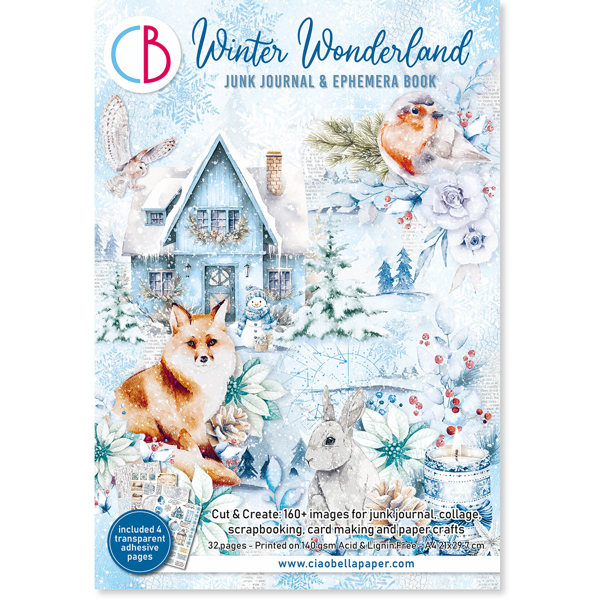 Askarteluvihko Winter Wonderland A4 | Ciao Bella