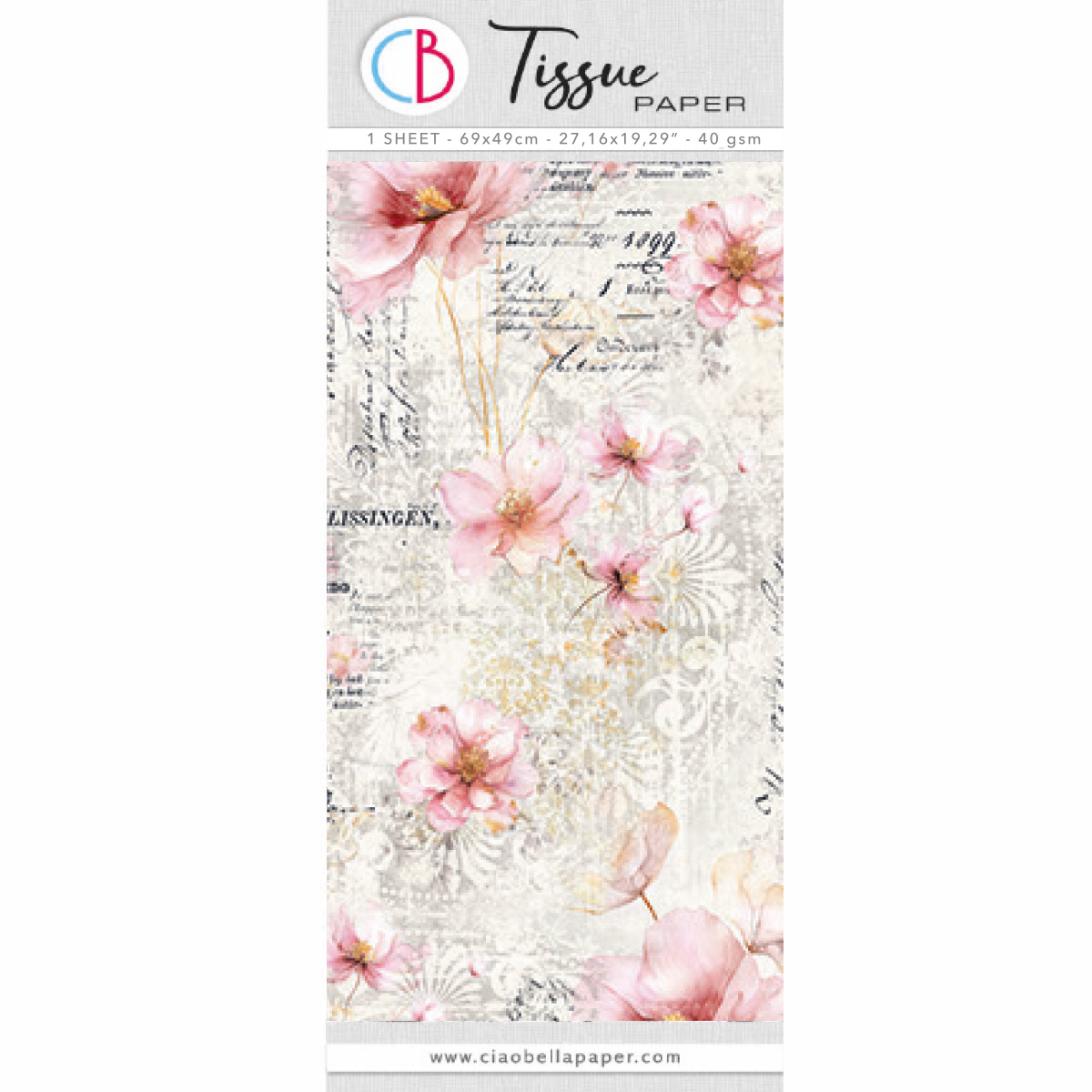 Silkkipaperi Scent Of Flowes 69x49 | Ciao Bella