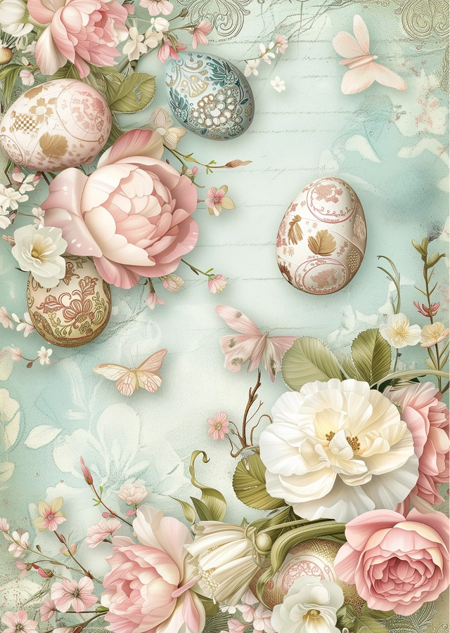 Postikortti Happy Easter 1 | Fripperies, A6