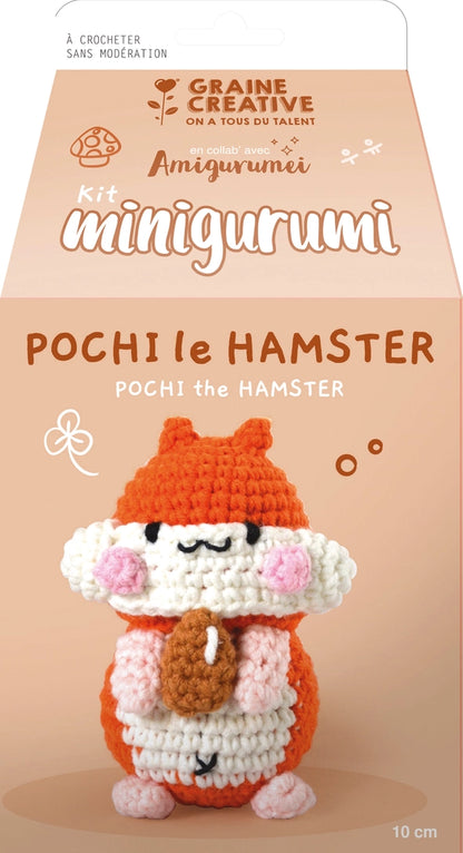 DIY virkkaussetti - Minigurumi - Pochi Hamsteri | Graine Créative