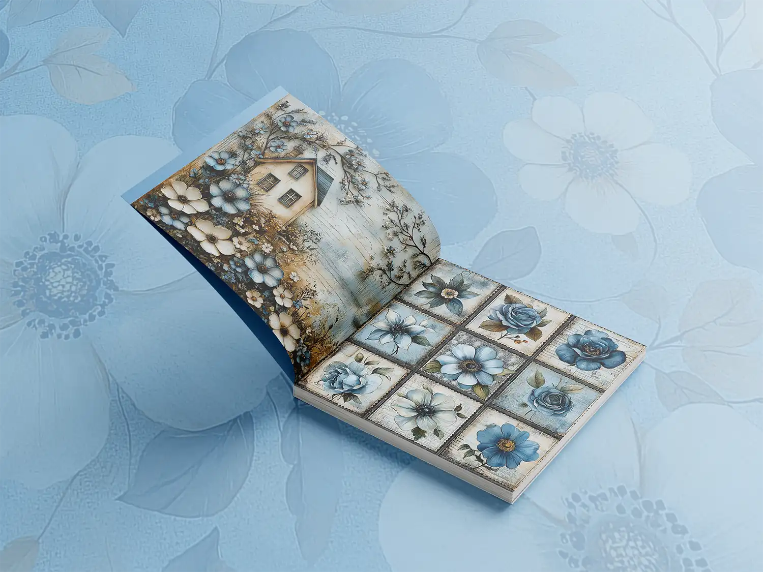 Paperilehtiö Blue Dreams 15 x 18 | Scrapbook Resource Co