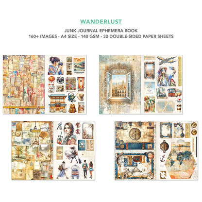 Askarteluvihko Wanderlust A4 Ciao Bella