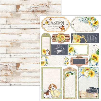 Paperit askarteluun A4 Farmhouse Garden | Ciao Bella