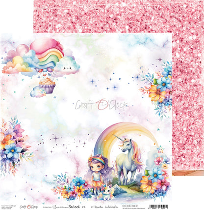 Paperikko Unicorn Sweet 30x30 cm | Craft O'Clock