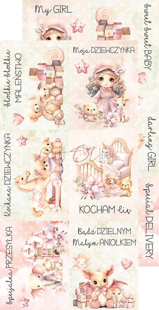 Paperikko Girl & Curl 15 x30 cm | Craft O'Clock