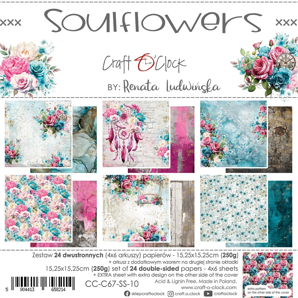 Paperikko Soulflowers 15 x 15 | Craft O’Clock