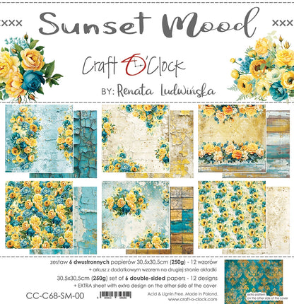 Paperikko Sunset Mood 30x30 cm | Craft O'Clock