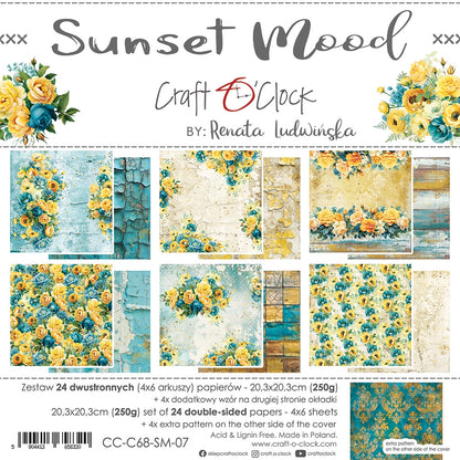 Paperikko Sunset Mood Mix – Medium 20x20  | Craft O'Clock