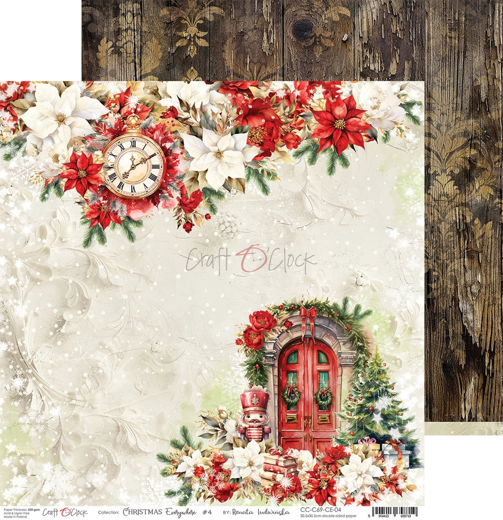 Paperikko Christmas Everywhere 30x30 cm | Craft O'Clock