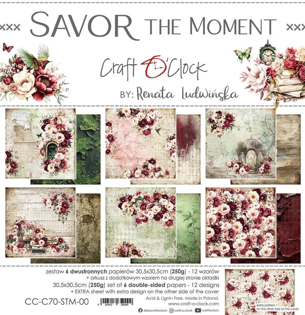 Paperikko Savor The Moment 30x30 cm | Craft O'Clock