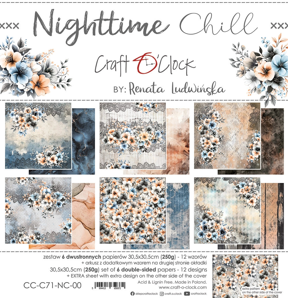 Paperikko Nighttime Chill 30x30 cm | Craft O'Clock