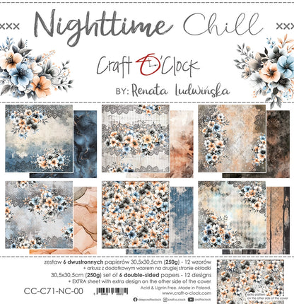 Paperikko Nighttime Chill 30x30 cm | Craft O'Clock