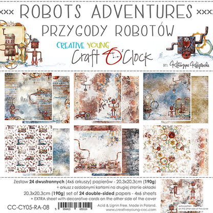 Paperikko Robots Adventures 20 x 20 cm | Craft O'Clock