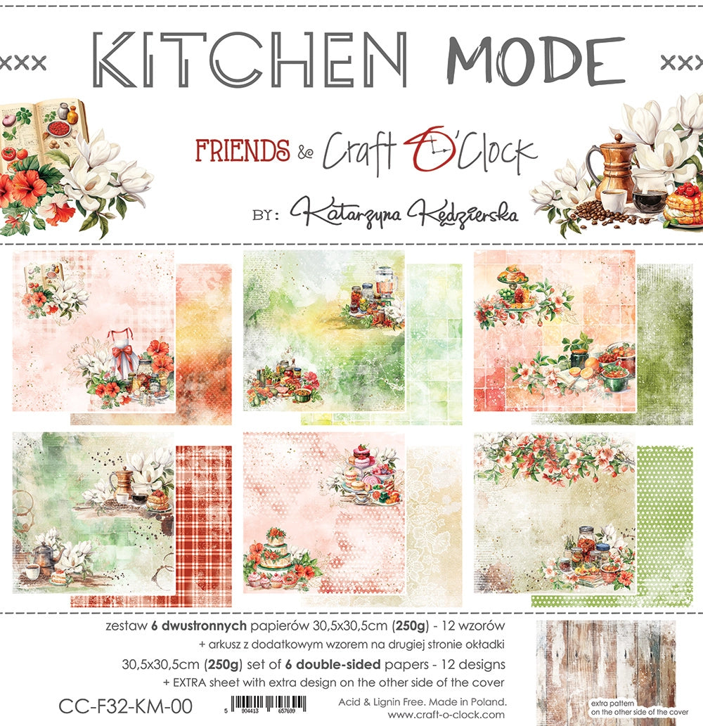 Paperikko Kitchen Mode 30x30 cm | Craft O'Clock