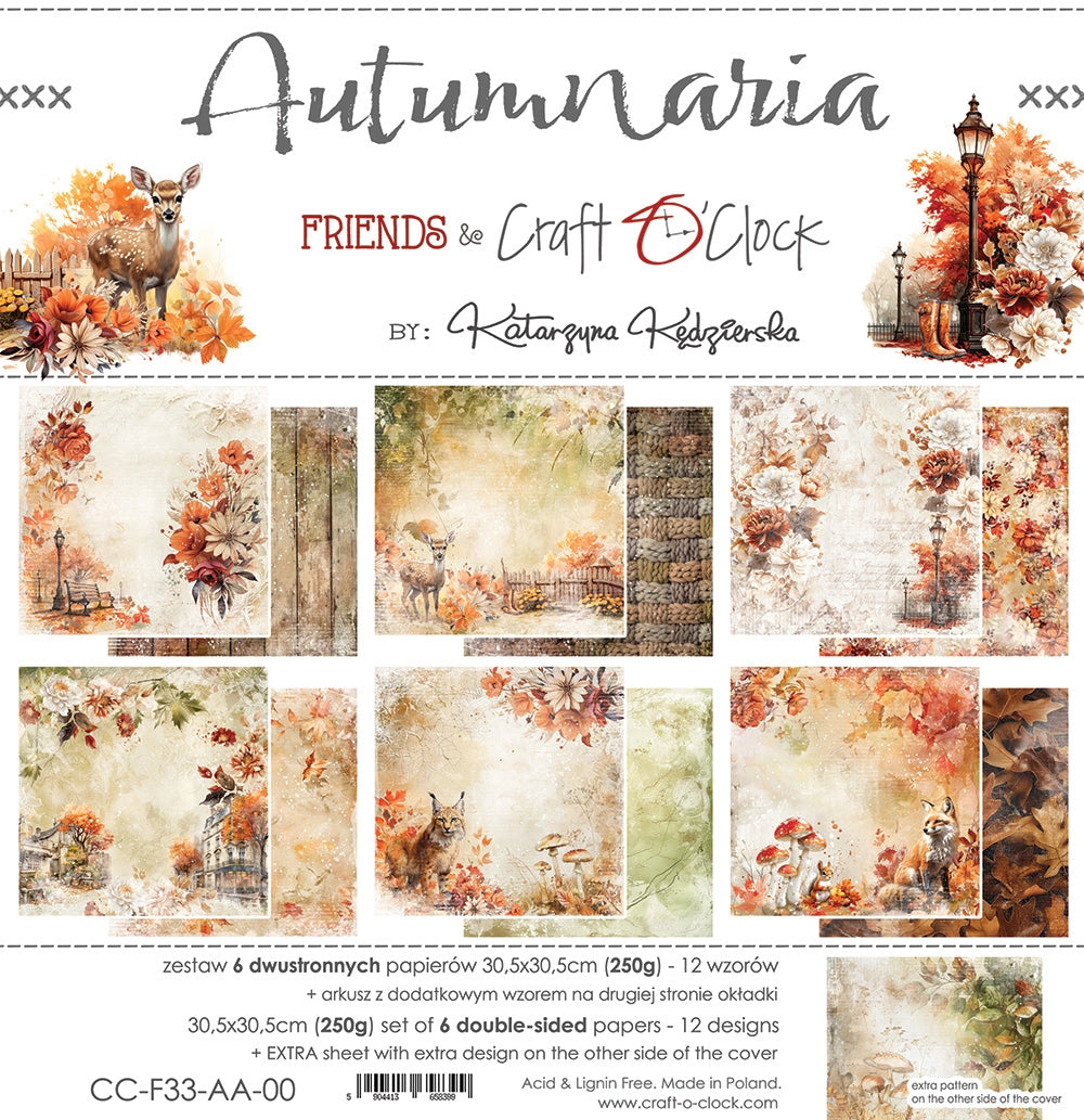 Paperikko Autumnaria 30x30 cm | Craft O'Clock