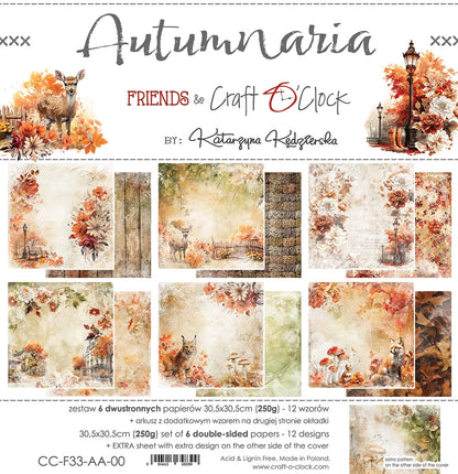 Paperikko Autumnaria 30x30 cm | Craft O'Clock