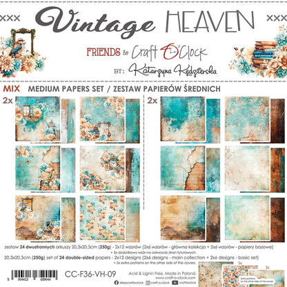 Paperikko Vintage Heaven 20x20 cm | Craft O'Clock