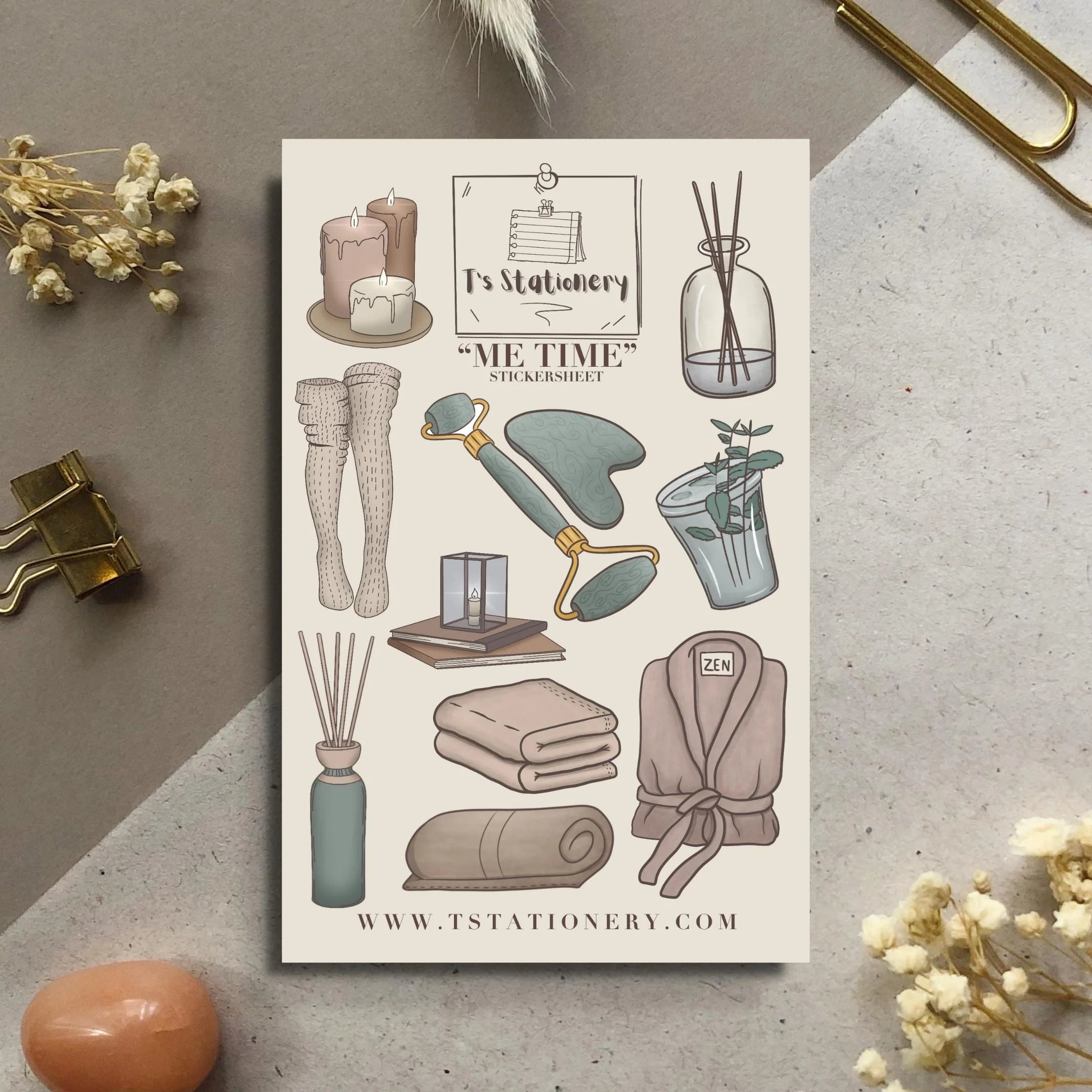 Tarra-arkki Me Time | T's Stationery