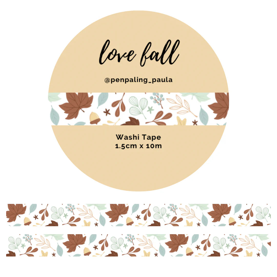 Washiteippi Love Fall | Penpaling Paula