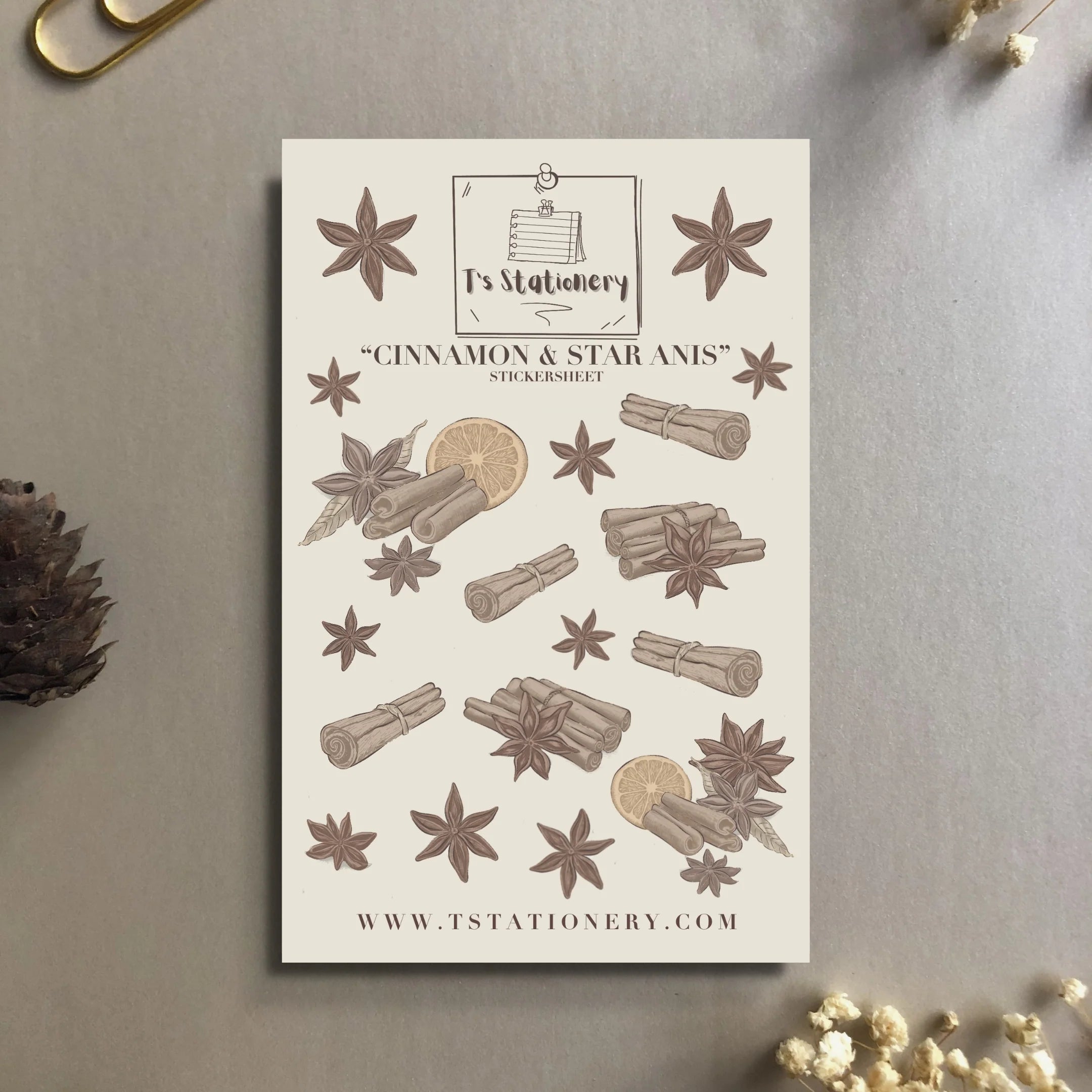 Tarra-arkki Cinnamon & Star Anis | T's Stationery