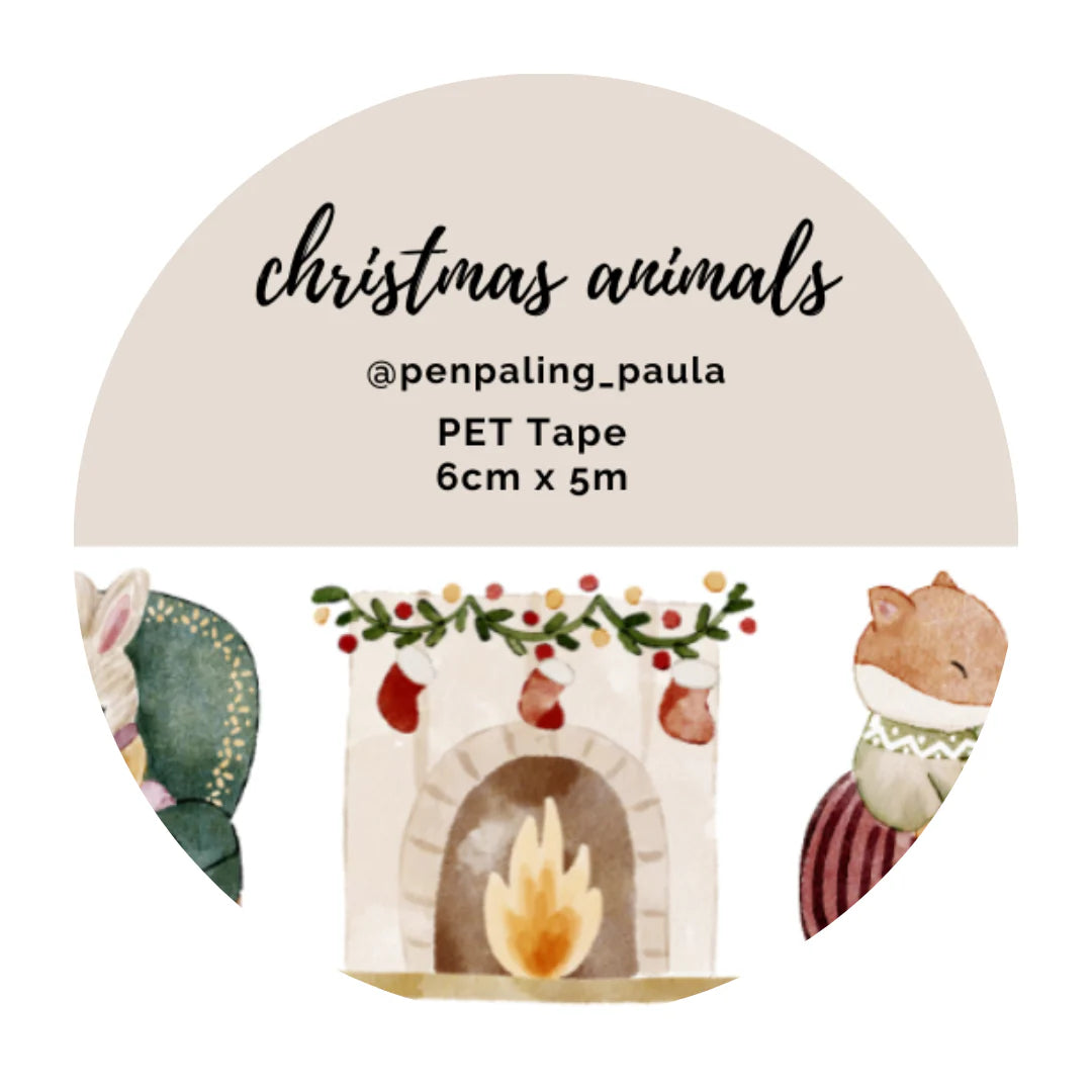 PET-teippi Christmas Animals | Penpaling Paula