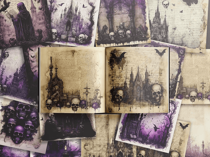 Paperilehtiö The Violet Veil 15 x 18 | Scrapbook Resource Co