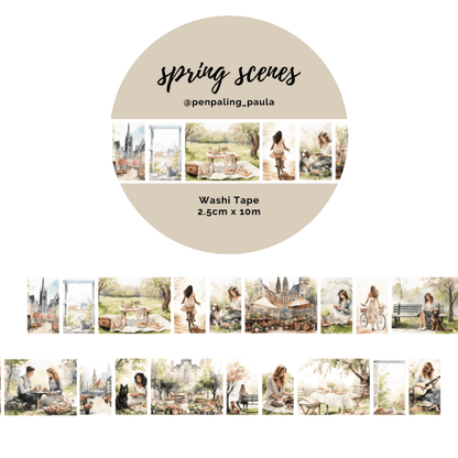 Washiteippi Spring Scenes | Penpaling Paula