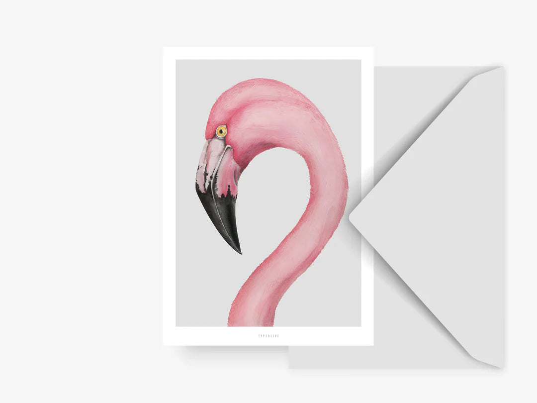 Postikortti Flamingo | Typealive