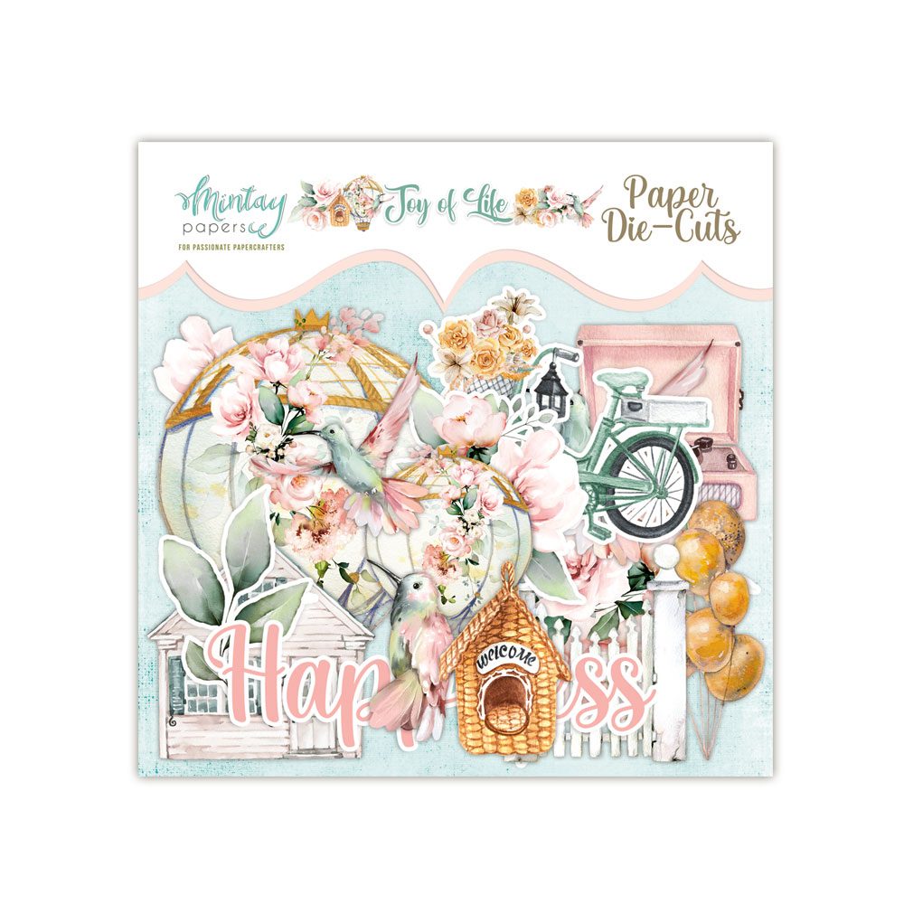 Leikekuvat Die-Cuts Joy of Life 53kpl Mintay Papers