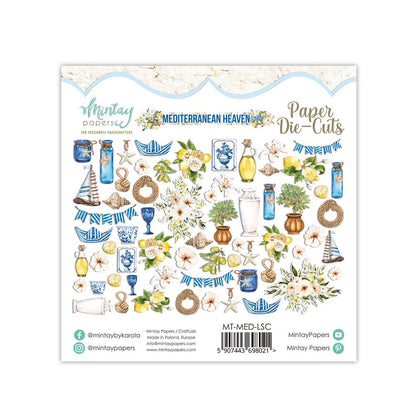 Leikekuvat Die-Cuts Mediterranean Heaven 60kpl Mintay Papers