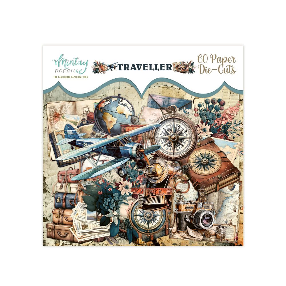 Leikekuvat Die-Cuts Traveller 60kpl Mintay Papers