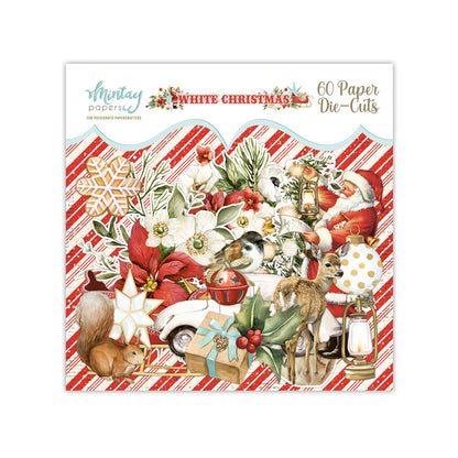 Leikekuvat Die-Cuts White Christmas 60kpl Mintay Papers