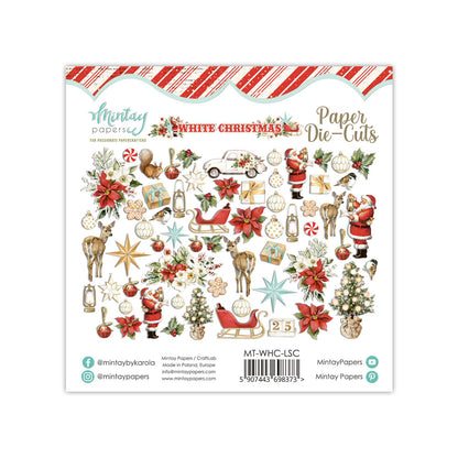 Leikekuvat Die-Cuts White Christmas 60kpl Mintay Papers