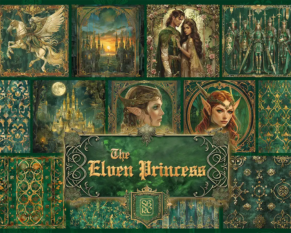 Paperilehtiö The Elven Princess 15 x 18 | Scrapbook Resource Co