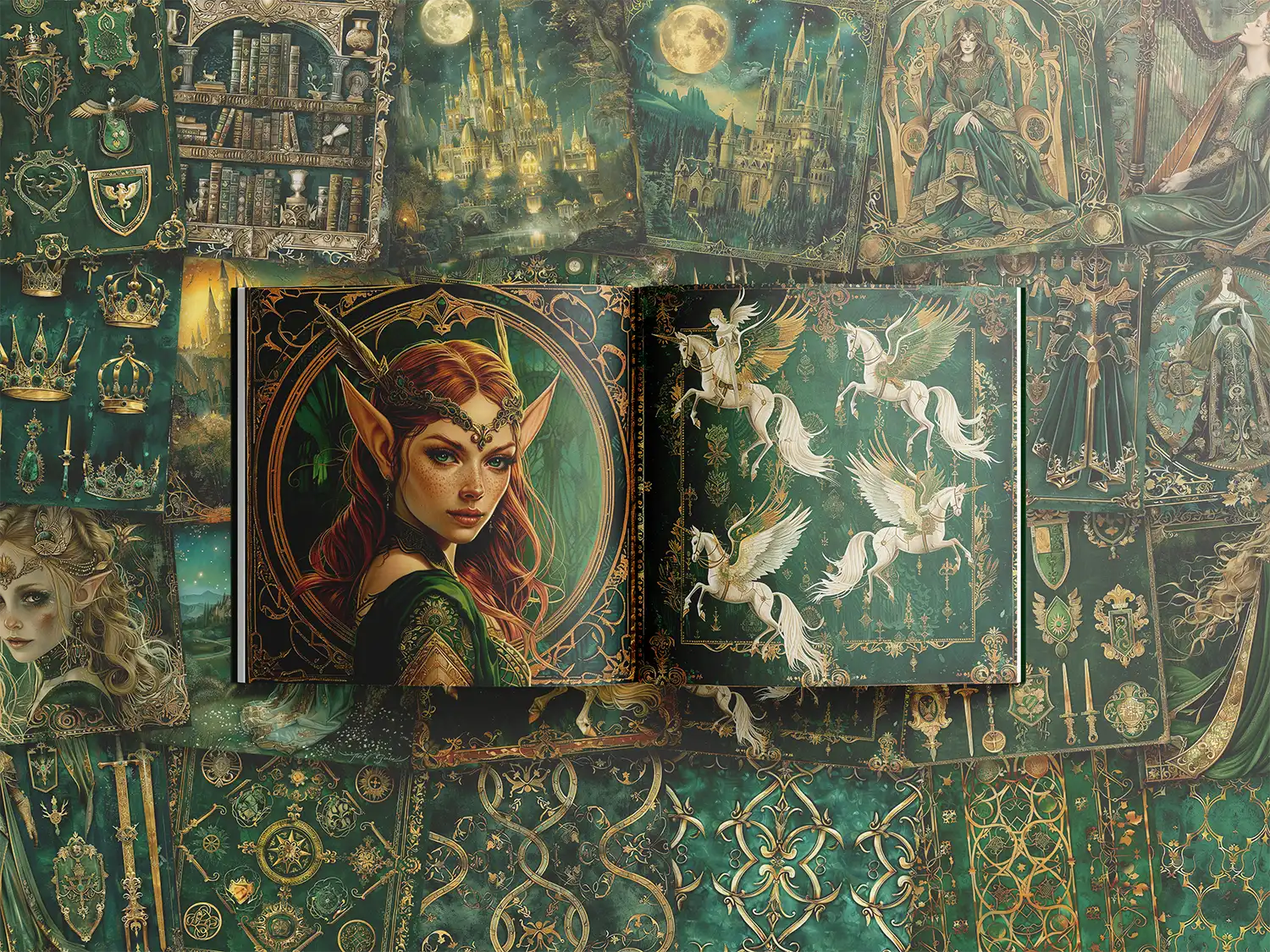 Paperilehtiö The Elven Princess 15 x 18 | Scrapbook Resource Co