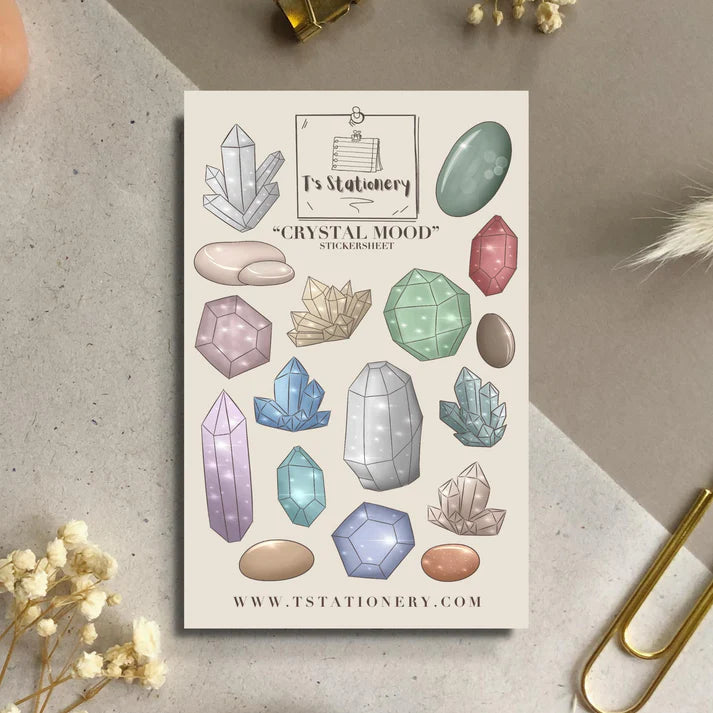 Tarra-arkki Crystal Mood | T's Stationery