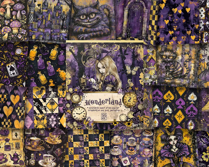 ENNAKKOMYYNTI Paperilehtiö Wonderland 2 15 x 18 | Scrapbook Resource Co