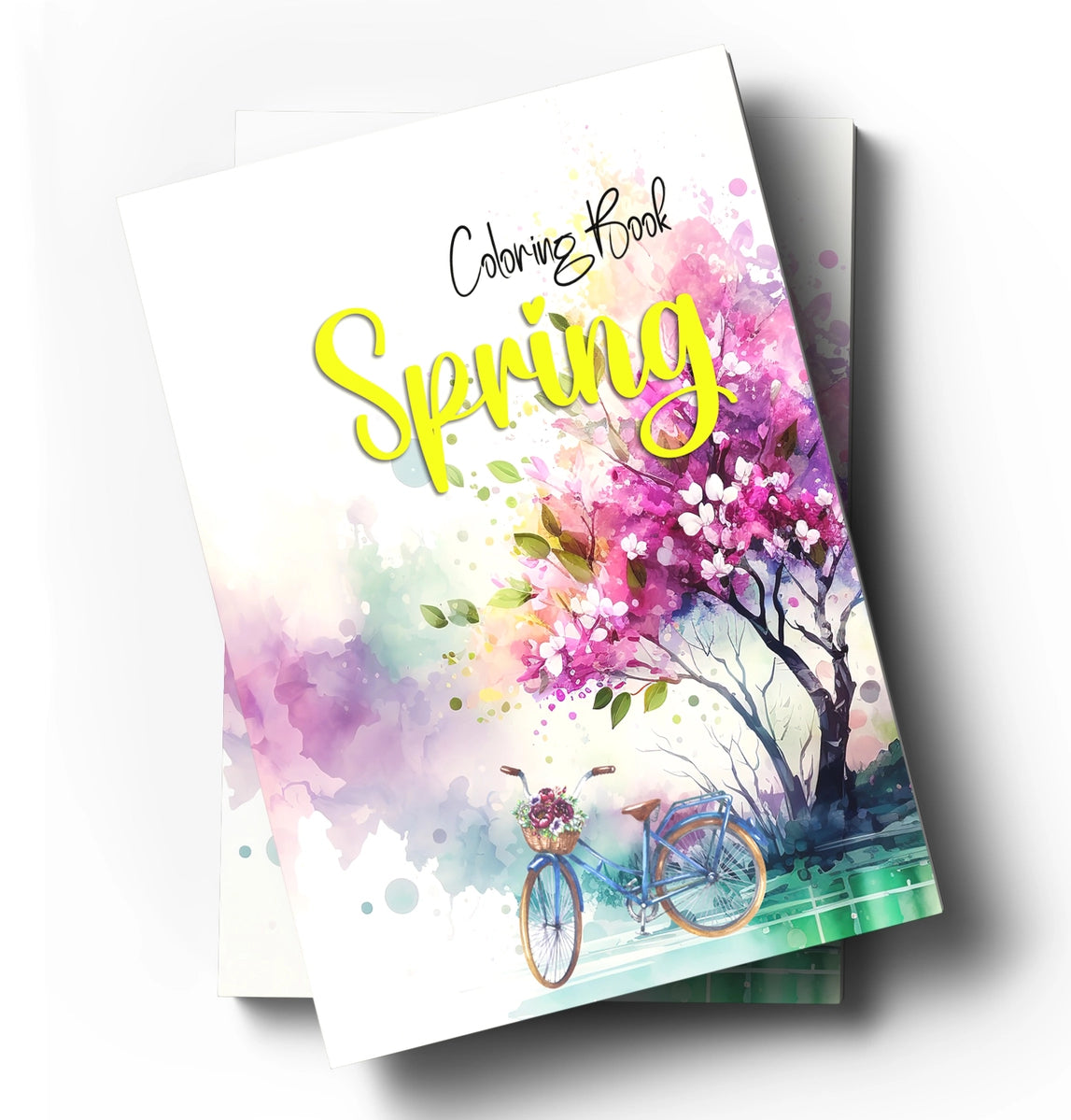 Värityskirja Kevät - Coloring Book Spring 40 värityskuvaa