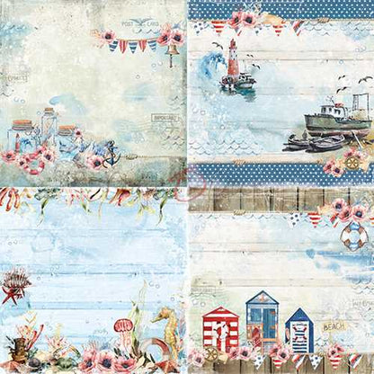 Paperikko Seaside Greetings 30x30 cm | Craft O'Clock