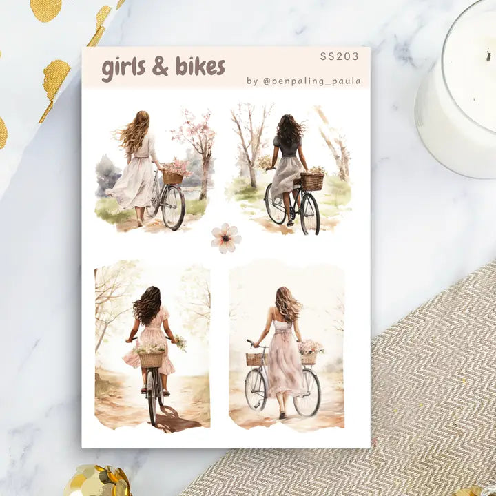 Tarra-arkki Girls & Bikes | Penpaling Paula