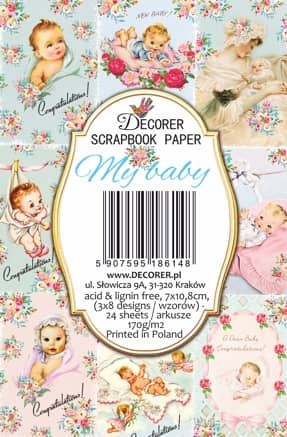 Paperiarkit mini My Baby 7 x 11cm | Decorer