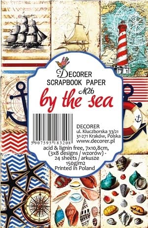 Paperiarkit mini By The Sea 7 x 11cm | Decorer