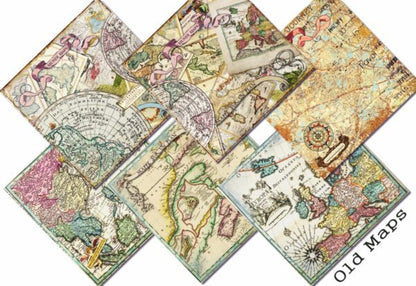 Paperikko Old Maps 20x20 | Decorer