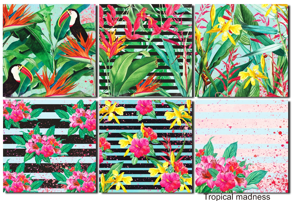 Paperikko Tropical Madness 20x20 | Decorer